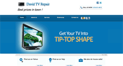 Desktop Screenshot of davidtvrepair.com
